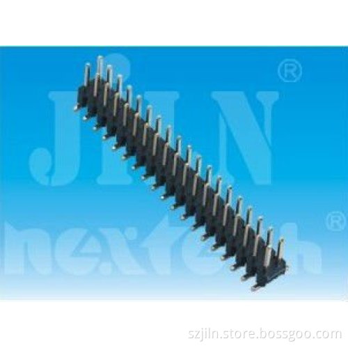 2.54mm pin header electrical connector dual row straight